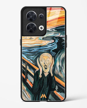 The Scream in Technicolor [Edvard Munch] Glass Case Phone Cover (Oppo)