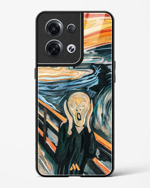 The Scream in Technicolor [Edvard Munch] Glass Case Phone Cover (Oppo)