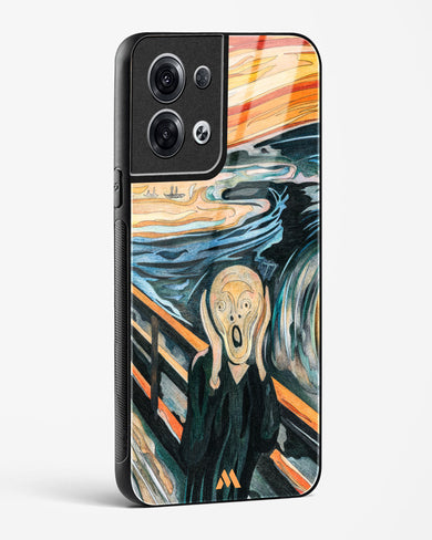 The Scream in Technicolor [Edvard Munch] Glass Case Phone Cover (Oppo)