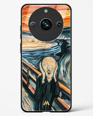The Scream in Technicolor [Edvard Munch] Glass Case Phone Cover (Realme)