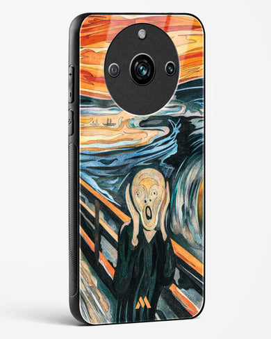 The Scream in Technicolor [Edvard Munch] Glass Case Phone Cover (Realme)