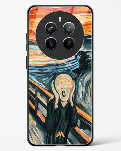 The Scream in Technicolor [Edvard Munch] Glass Case Phone Cover (Realme)