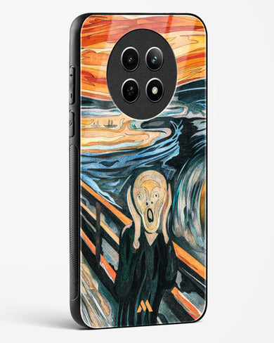 The Scream in Technicolor [Edvard Munch] Glass Case Phone Cover (Realme)