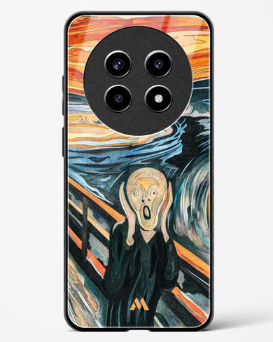 The Scream in Technicolor [Edvard Munch] Glass Case Phone Cover (Realme)