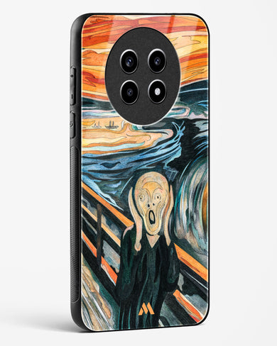 The Scream in Technicolor [Edvard Munch] Glass Case Phone Cover (Realme)
