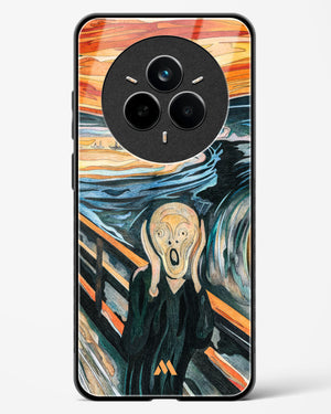 The Scream in Technicolor [Edvard Munch] Glass Case Phone Cover (Realme)