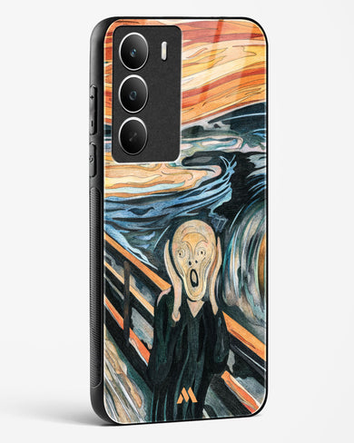 The Scream in Technicolor [Edvard Munch] Glass Case Phone Cover (Realme)