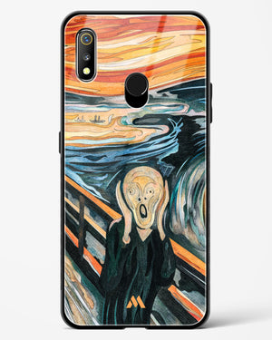 The Scream in Technicolor [Edvard Munch] Glass Case Phone Cover (Realme)