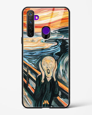 The Scream in Technicolor [Edvard Munch] Glass Case Phone Cover (Realme)