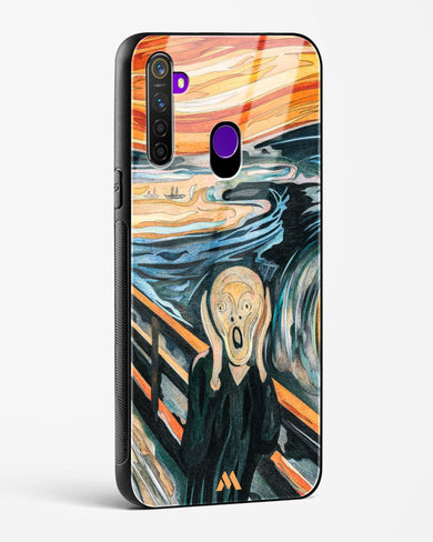The Scream in Technicolor [Edvard Munch] Glass Case Phone Cover (Realme)