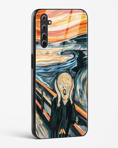 The Scream in Technicolor [Edvard Munch] Glass Case Phone Cover (Realme)