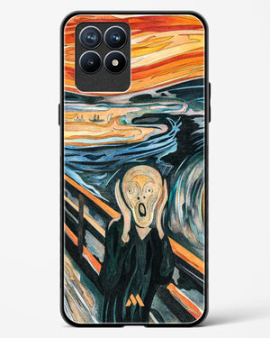The Scream in Technicolor [Edvard Munch] Glass Case Phone Cover (Realme)