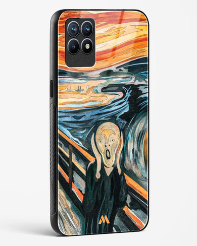 The Scream in Technicolor [Edvard Munch] Glass Case Phone Cover (Realme)