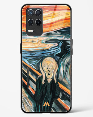The Scream in Technicolor [Edvard Munch] Glass Case Phone Cover (Realme)