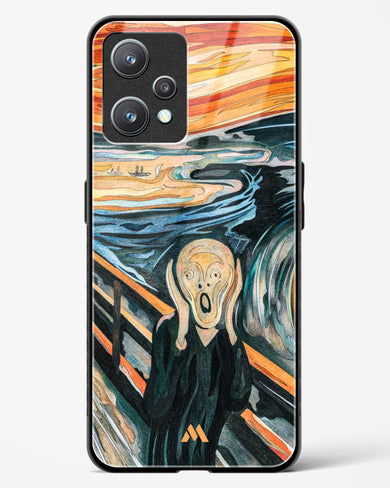 The Scream in Technicolor [Edvard Munch] Glass Case Phone Cover (Realme)