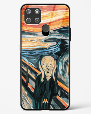 The Scream in Technicolor [Edvard Munch] Glass Case Phone Cover (Realme)
