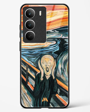 The Scream in Technicolor [Edvard Munch] Glass Case Phone Cover (Realme)