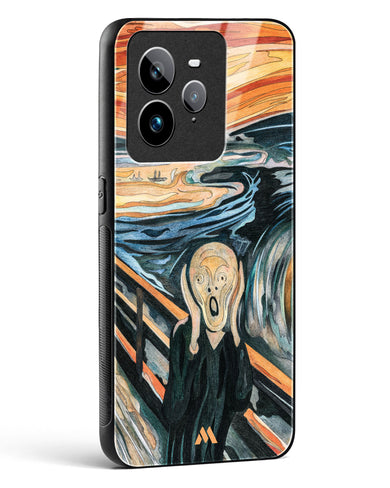 The Scream in Technicolor [Edvard Munch] Glass Case Phone Cover (Realme)