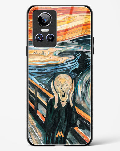 The Scream in Technicolor [Edvard Munch] Glass Case Phone Cover (Realme)