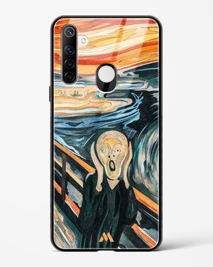 The Scream in Technicolor [Edvard Munch] Glass Case Phone Cover (Realme)