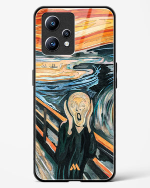 The Scream in Technicolor [Edvard Munch] Glass Case Phone Cover (Realme)