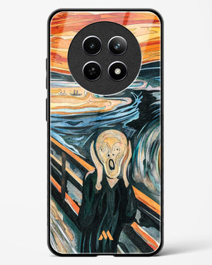 The Scream in Technicolor [Edvard Munch] Glass Case Phone Cover (Realme)