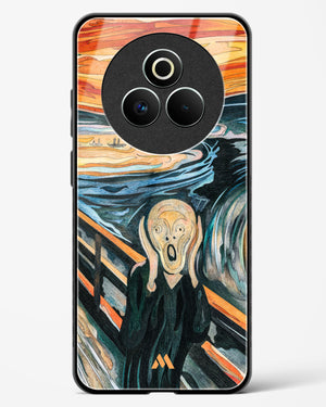 The Scream in Technicolor [Edvard Munch] Glass Case Phone Cover (Realme)