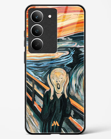 The Scream in Technicolor [Edvard Munch] Glass Case Phone Cover (Realme)