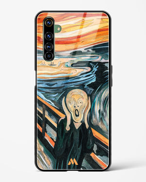 The Scream in Technicolor [Edvard Munch] Glass Case Phone Cover (Realme)