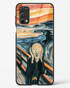 The Scream in Technicolor [Edvard Munch] Glass Case Phone Cover (Realme)