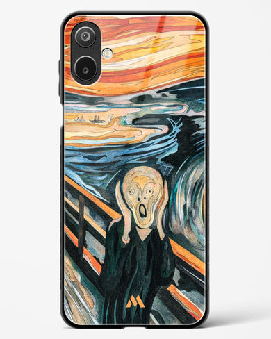 The Scream in Technicolor [Edvard Munch] Glass Case Phone Cover (Samsung)