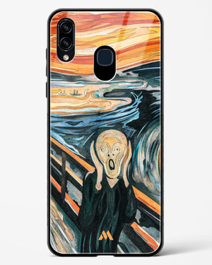 The Scream in Technicolor [Edvard Munch] Glass Case Phone Cover (Samsung)