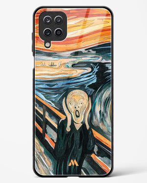 The Scream in Technicolor [Edvard Munch] Glass Case Phone Cover (Samsung)