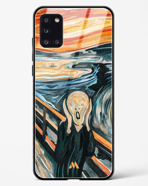The Scream in Technicolor [Edvard Munch] Glass Case Phone Cover (Samsung)