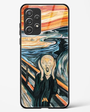 The Scream in Technicolor [Edvard Munch] Glass Case Phone Cover (Samsung)