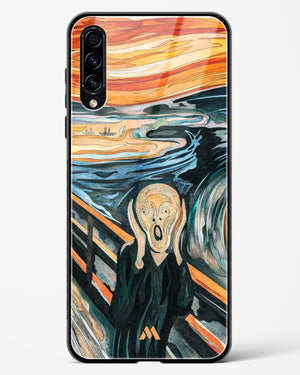 The Scream in Technicolor [Edvard Munch] Glass Case Phone Cover (Samsung)