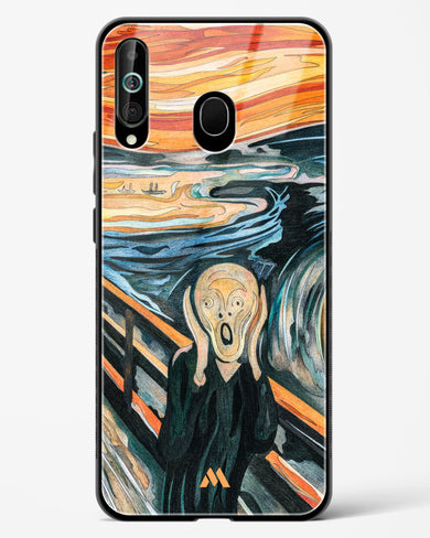 The Scream in Technicolor [Edvard Munch] Glass Case Phone Cover (Samsung)