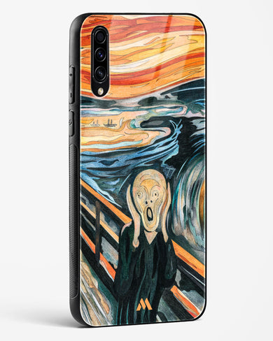 The Scream in Technicolor [Edvard Munch] Glass Case Phone Cover (Samsung)