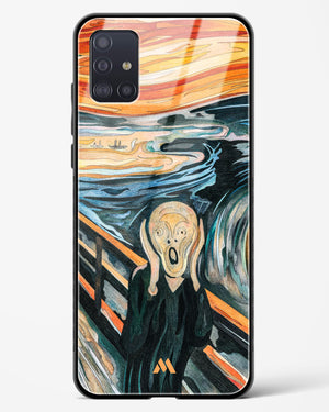 The Scream in Technicolor [Edvard Munch] Glass Case Phone Cover (Samsung)