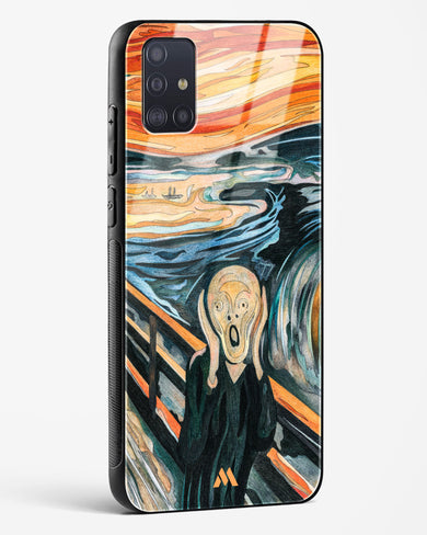 The Scream in Technicolor [Edvard Munch] Glass Case Phone Cover (Samsung)