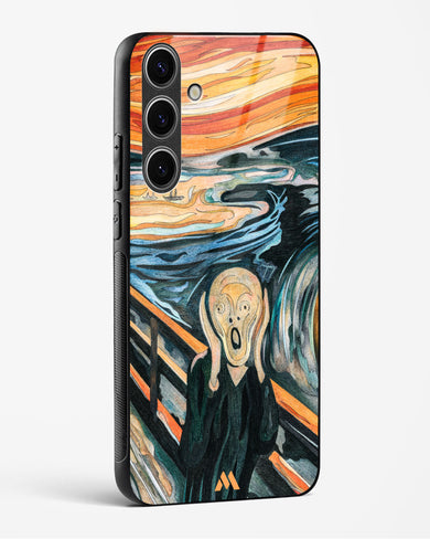 The Scream in Technicolor [Edvard Munch] Glass Case Phone Cover (Samsung)