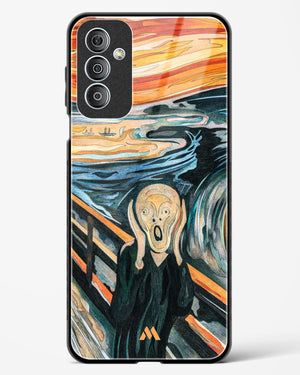 The Scream in Technicolor [Edvard Munch] Glass Case Phone Cover (Samsung)