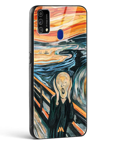 The Scream in Technicolor [Edvard Munch] Glass Case Phone Cover (Samsung)