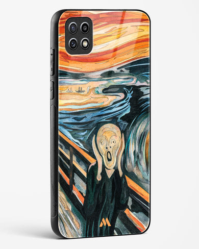 The Scream in Technicolor [Edvard Munch] Glass Case Phone Cover (Samsung)