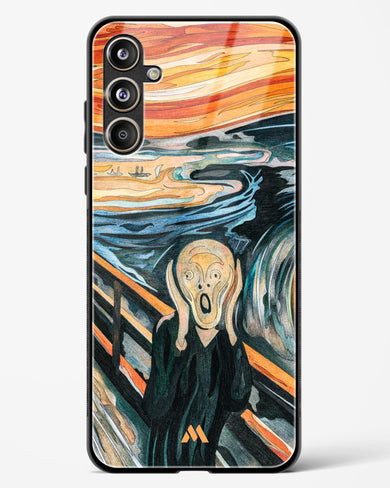 The Scream in Technicolor [Edvard Munch] Glass Case Phone Cover (Samsung)