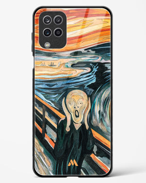 The Scream in Technicolor [Edvard Munch] Glass Case Phone Cover (Samsung)