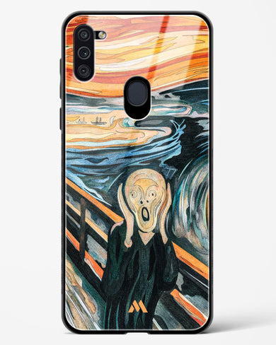 The Scream in Technicolor [Edvard Munch] Glass Case Phone Cover (Samsung)