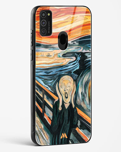 The Scream in Technicolor [Edvard Munch] Glass Case Phone Cover (Samsung)