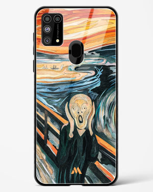 The Scream in Technicolor [Edvard Munch] Glass Case Phone Cover (Samsung)