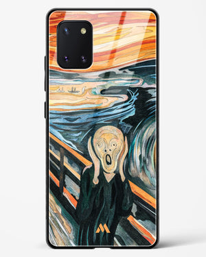 The Scream in Technicolor [Edvard Munch] Glass Case Phone Cover (Samsung)